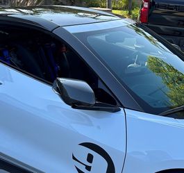 Carbon fiber pillar cover replacements for 2020-2024 Chevrolet C8