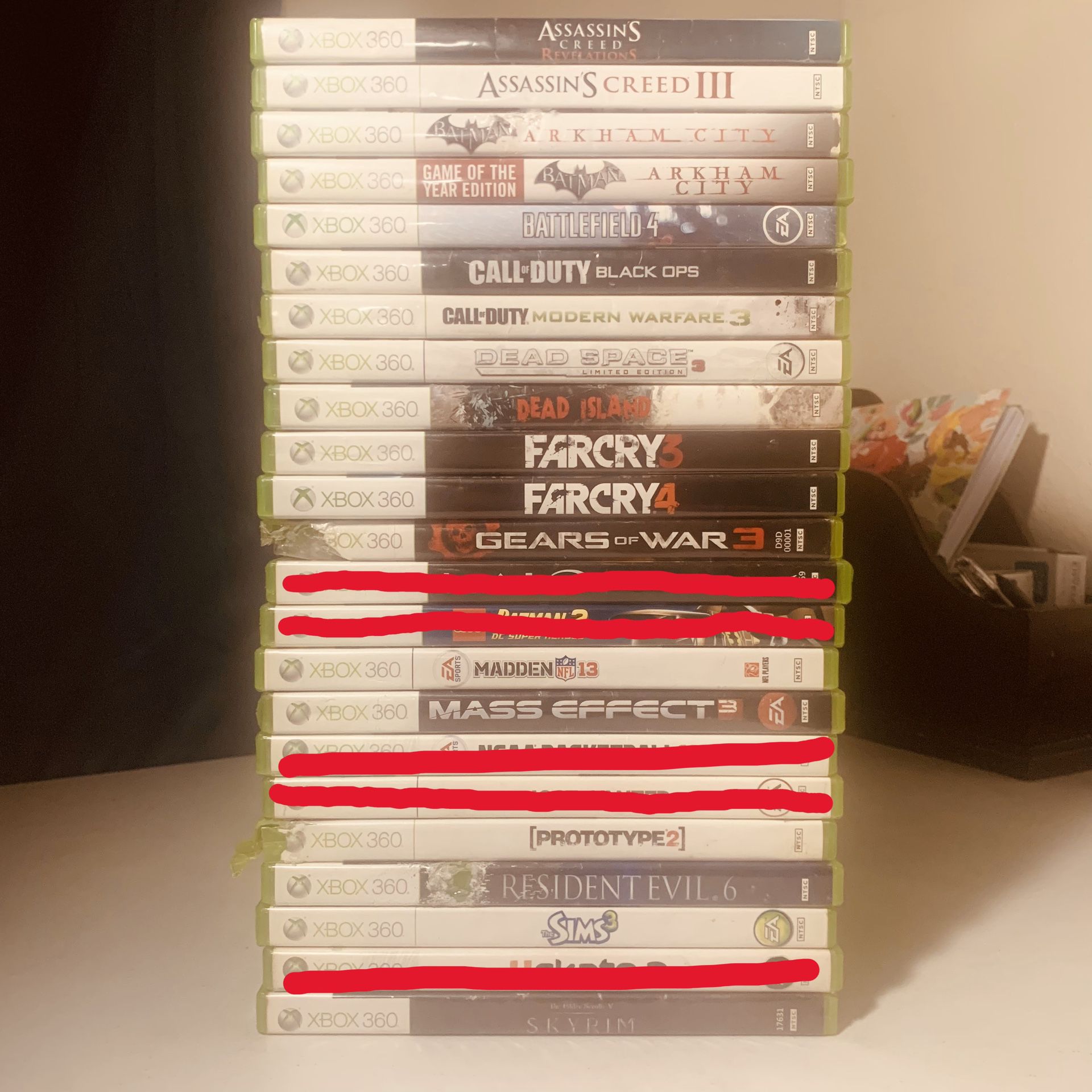 Xbox 360 Games Collection (22 Games For $40) or Pick Individually