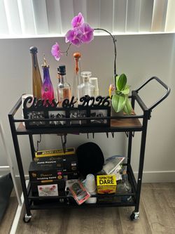 Bar Cart/Side Table/Lamp/Accent Table