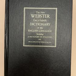 The New Webster Encyclopedic Dictionary Of The English Language 1980