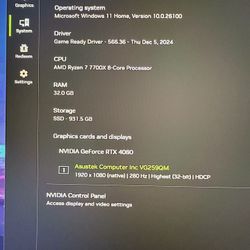 Gaming Pc / Setup (price Is Extremely Negotiable Shoot Me An Offer)
