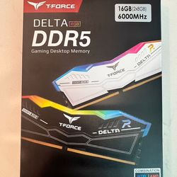 Team Group 16GB (2 x 8GB) 288-Pin PC RAM DDR5 6000 (PC5 48000) Memory White