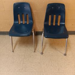 Two Stackable Children Chairs For Sale.