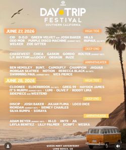 2026 (2 Day GA) Day Trip Festival Wristband