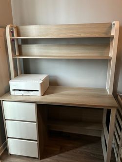 Computer table and chair
