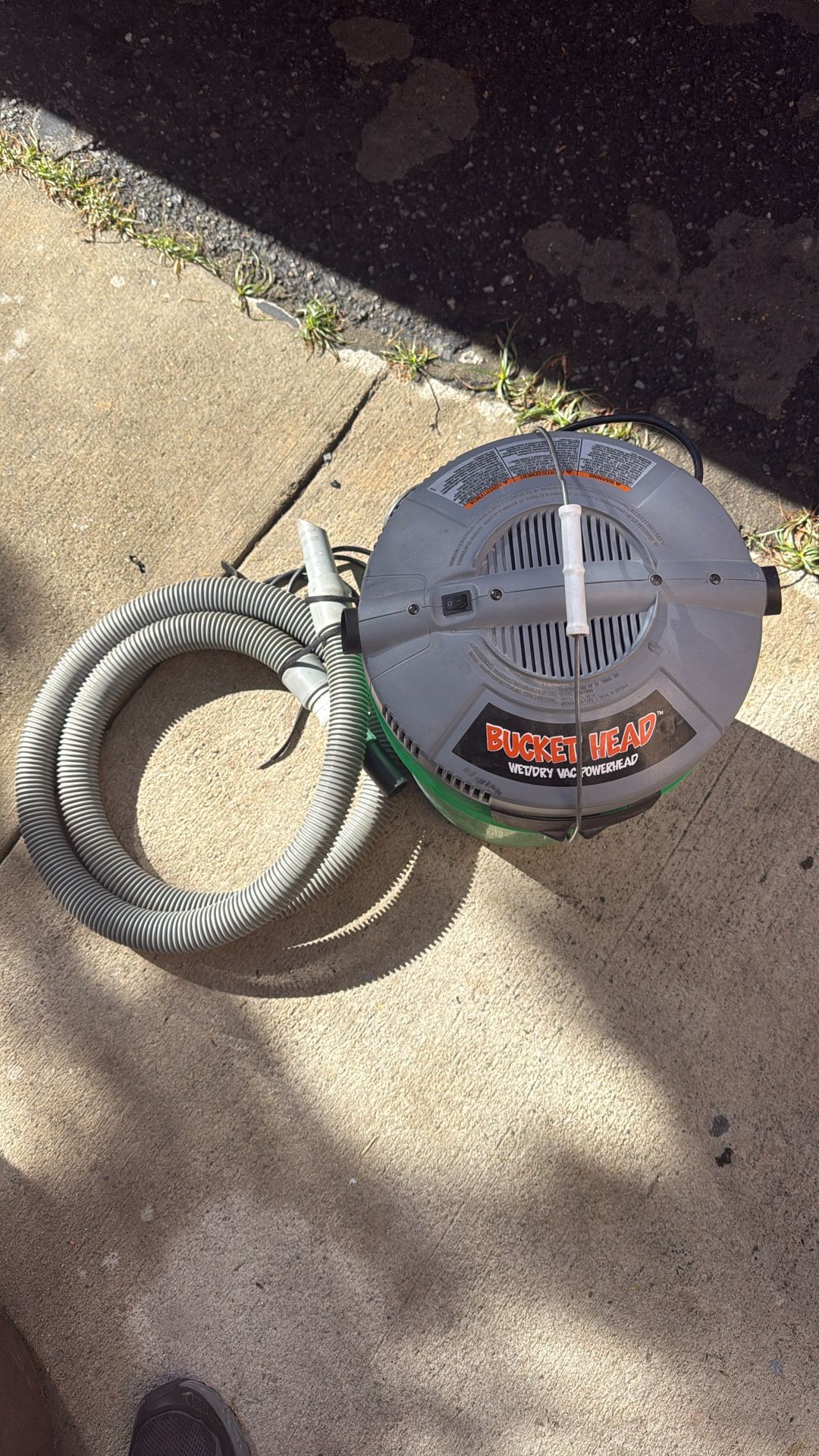 Bucket Head Wet/Dry Vac Power Head