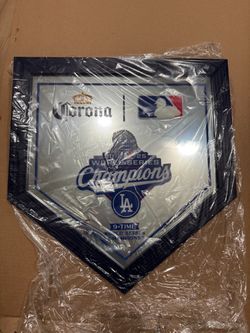 LA Dodgers 2025 World Series Champions Home Plate Plaque