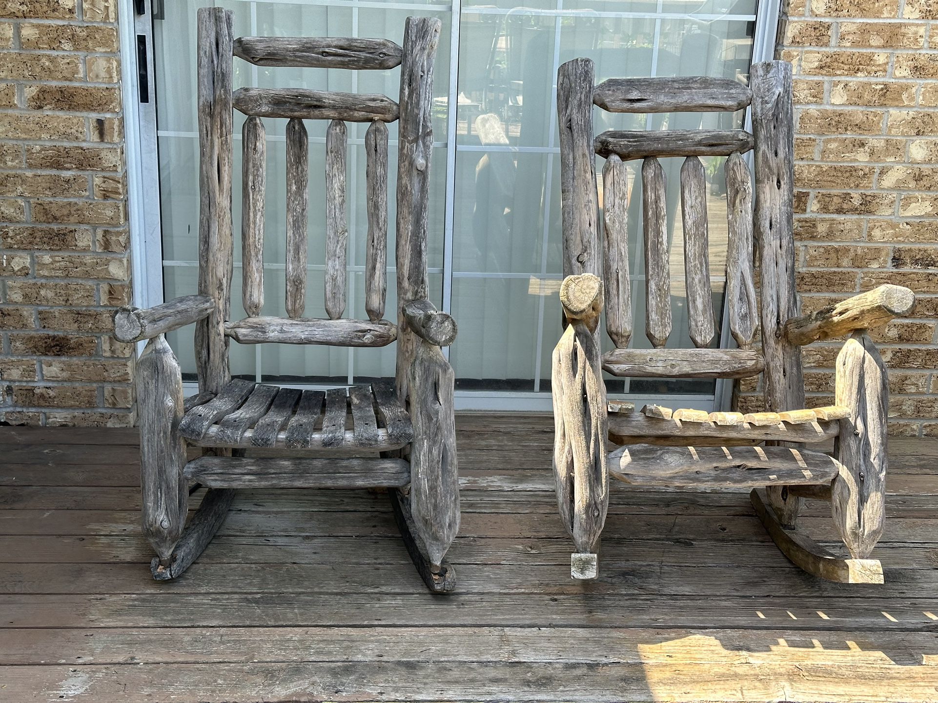 Rustic Handmade Cedar Rocking Chairs 