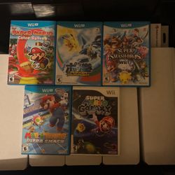 Nintendo Wii/wiiu Game Lot