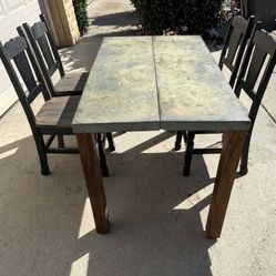 Galvin Metal Top Table 