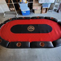 Triton 90" Premium 10-Player Folding Poker TABLE