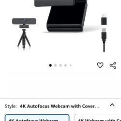 4K, 1080p HD Webcam for Facebook, Discord, Tiktok & more (HD video cam)