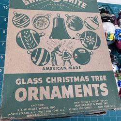 Vintage Glass Christmas Ornaments