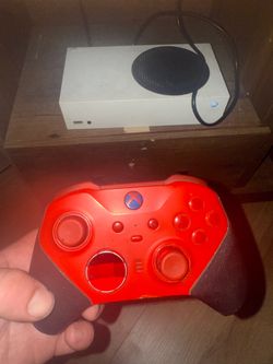 Xbox series S with red elite series 2 controller