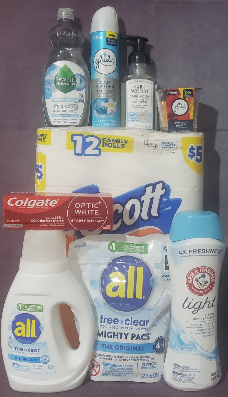 NASHVILLE, GA Lot Of 9 All Free&Clear Household Bundle