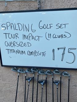 Spalding Tour Impact Oversized Golf Set 11 Clubs
