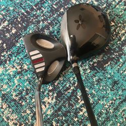 Adams Tight Lies Driver and putter