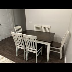 Dinning Table & Only 5 Chairs $300 All