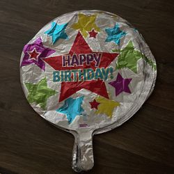 45 Piece Happy Birthday Mylar Balloons