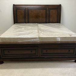 King Bed Set With Box Spring