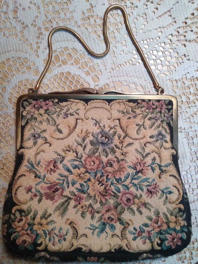 Vintage Tapestry Purse