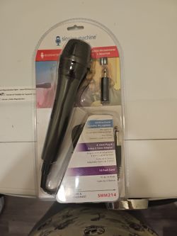 Singing Machine SMM214 Wired Microphone with Adapter