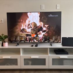 White TV stand 71 Inches 