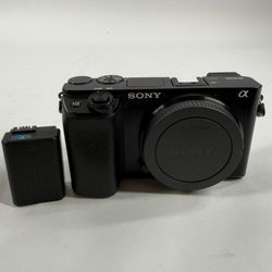 Sony Alpha A6100 24.2MP Mirrorless Digital Camera 12,164 Shutter Count