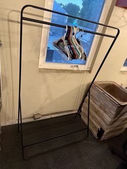 Coat rack with shoe rack