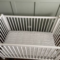 Pottery Barn crib in excellent condition ,optional matching mattress  