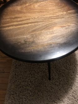Home Goods wooden Round Coffee Table