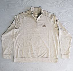 CUTTER & BUCK Men's Long Sleeve CB DryTec 1/4 Zip Pullover Shirt (XXL/TTG) Brown