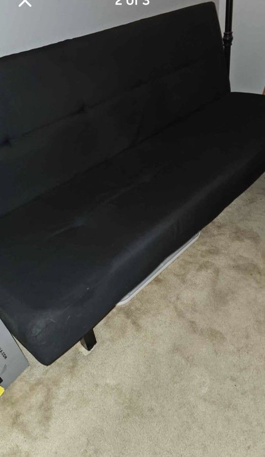 Like New Black Futon!