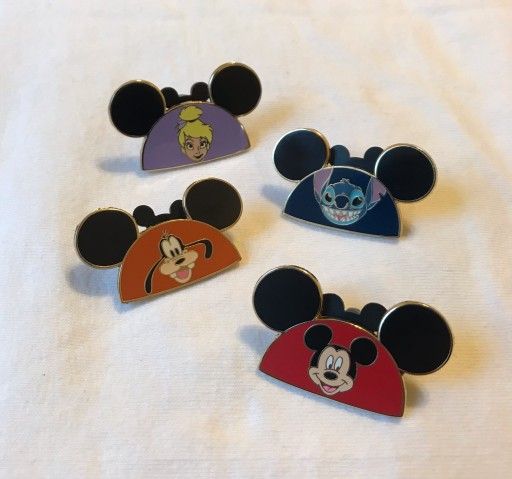 Disney Pin Set Mickey Ears