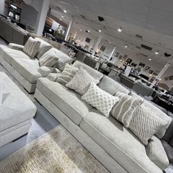 High Profile Sofa + Loveseat Set 