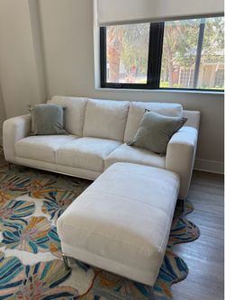White sofa