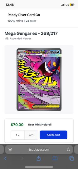 Mega gengar ex Pokemon