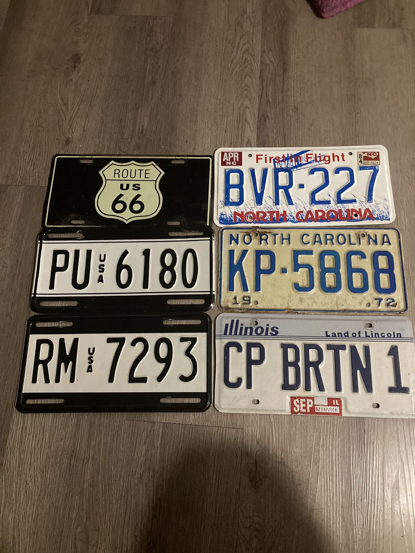 License Plate Small Collection