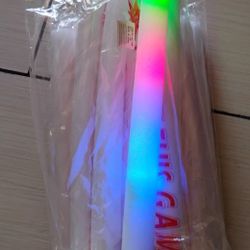 Glow Foam Sticks with 3 Modes Colorful Flashing, Glow in the Dark Party, Light Up Sticks For Wedding,Raves,Concert,Camping, Graduation