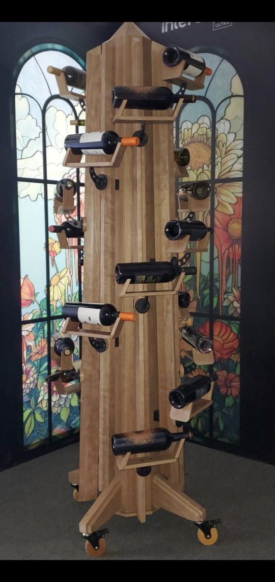 Wine Rack Stand 30" Base X 80" Tall
