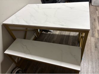 Dining table bench