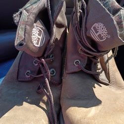 Timberland Boots Olive Color with Camouflage 