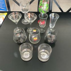 Misc Cocktail Glasses - 11 Pieces