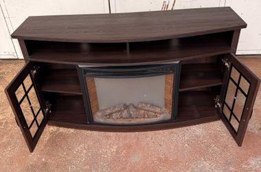 TV Stand  w/ Electric Fireplace
