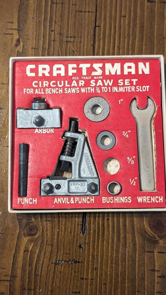 Craftsman Circular Saw Set