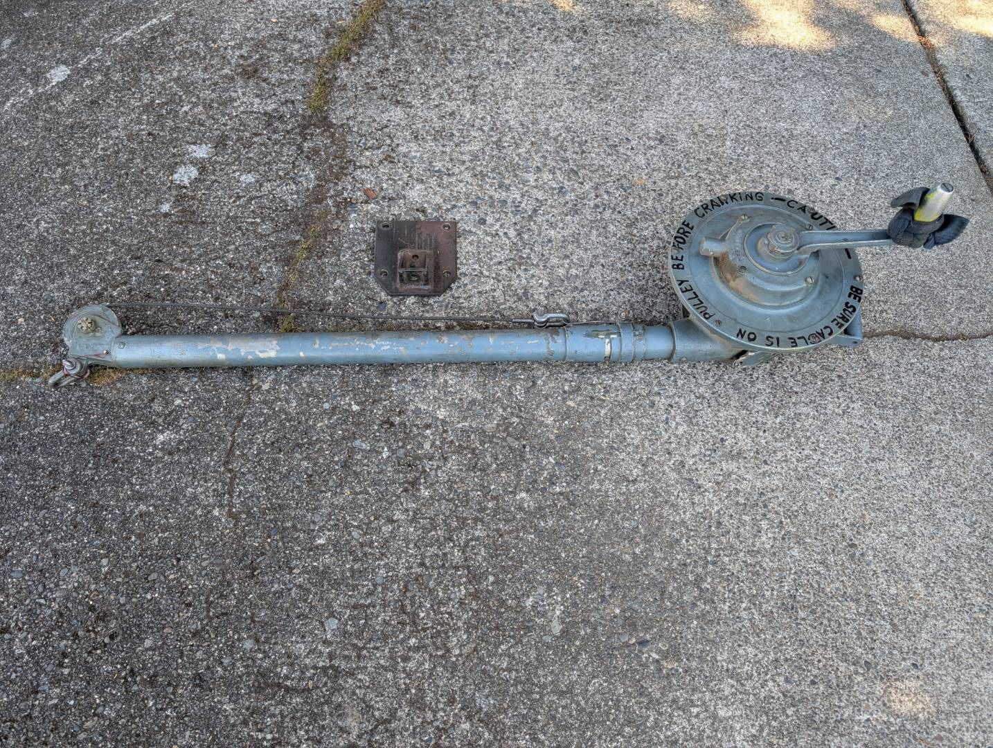 Vintage US Navy Mark VII Bomb Hoist