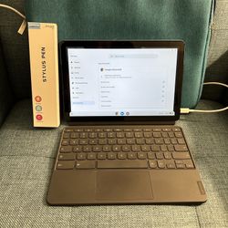 Lenovo Chromebook With Stylus And Case