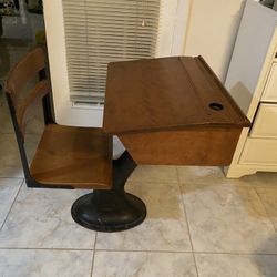 Antique School Desk
