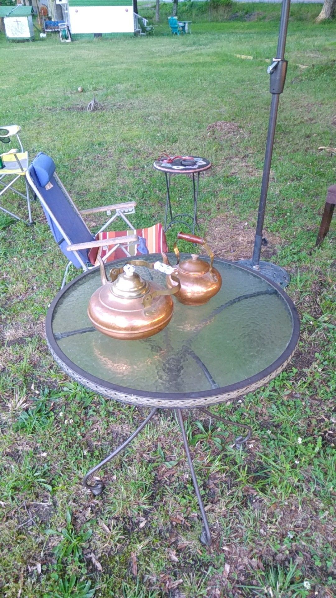 Copper tea kettle from Holland