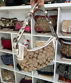 Authentic coach shoulder bag